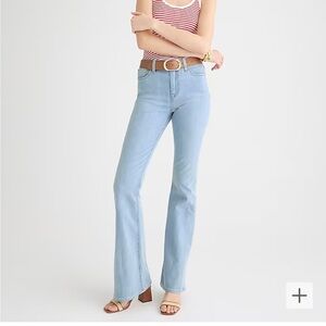 J Crew skinny flare jeans in aria wash size 31